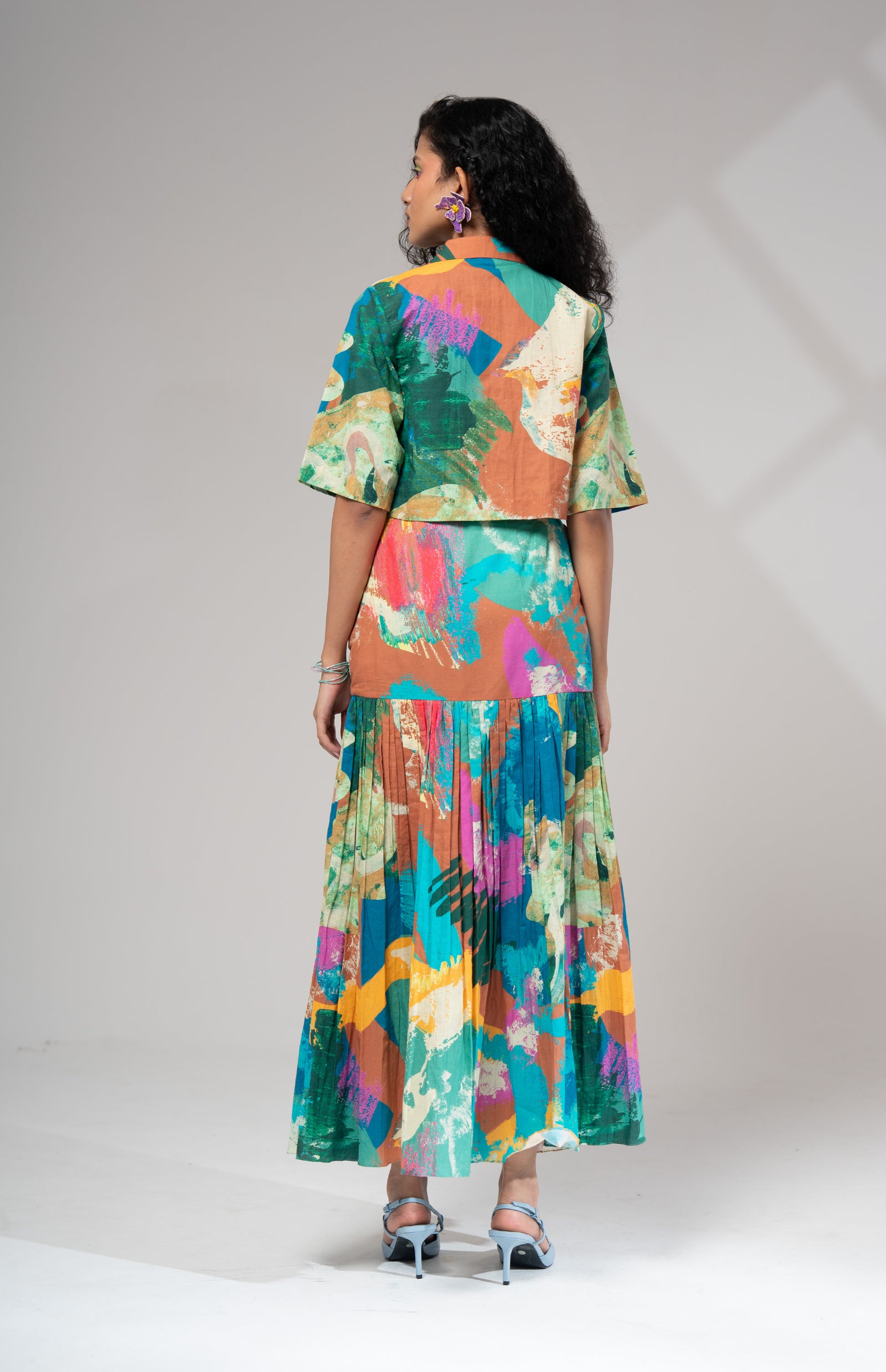 Bay Pleated Skirt Set