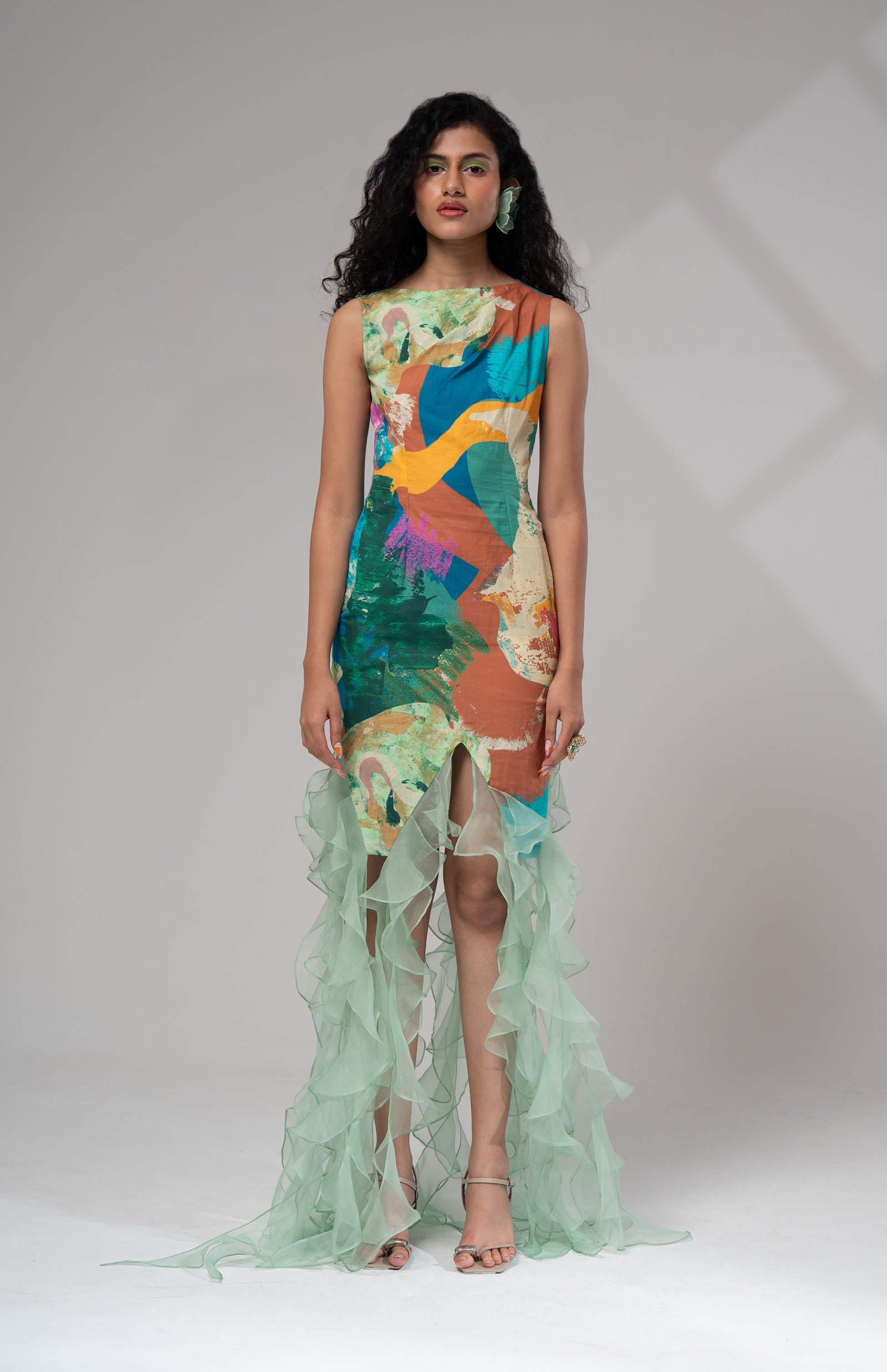 Bay Ruffled Dress