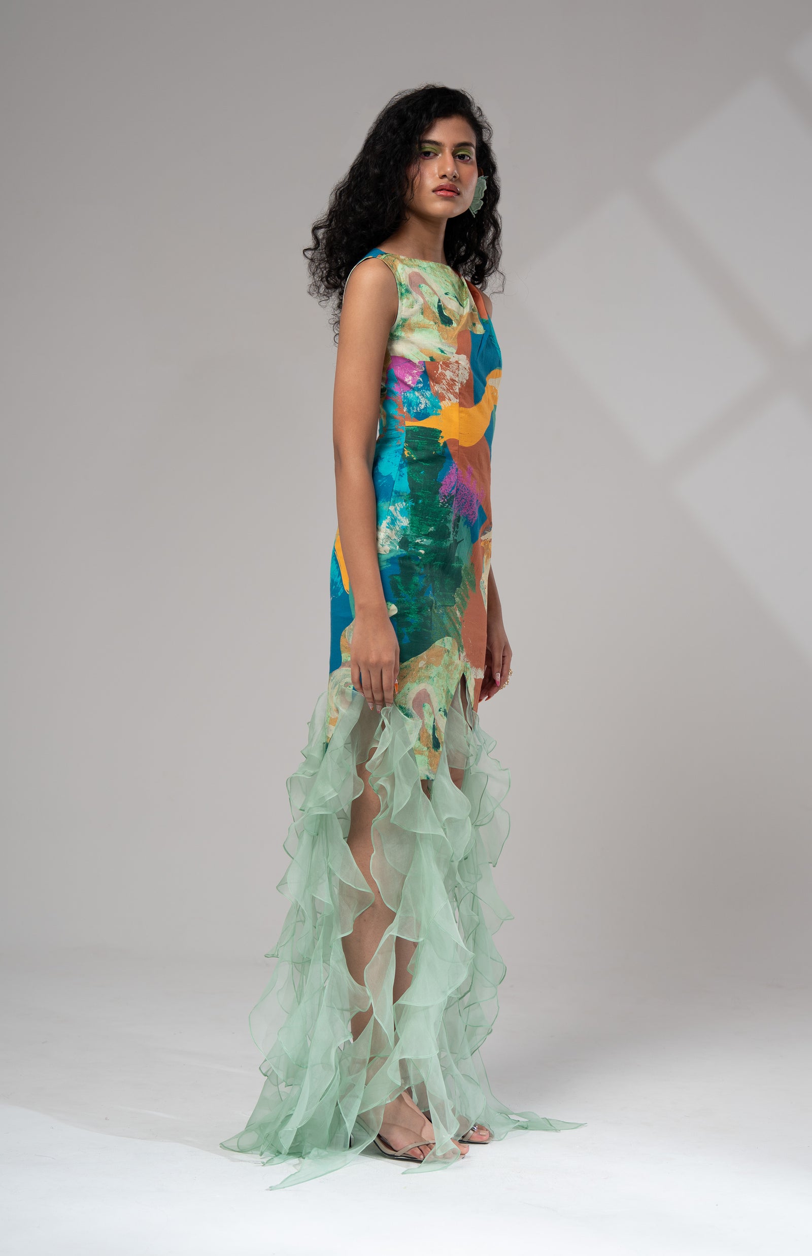 Bay Ruffled Dress