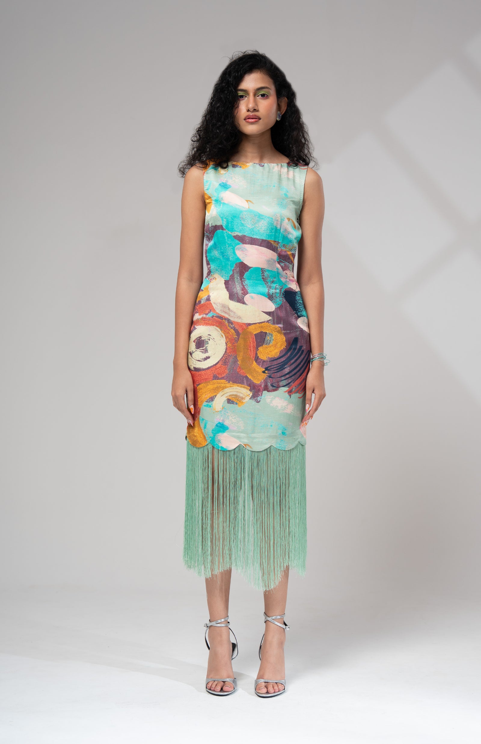 Riva Fringe Dress