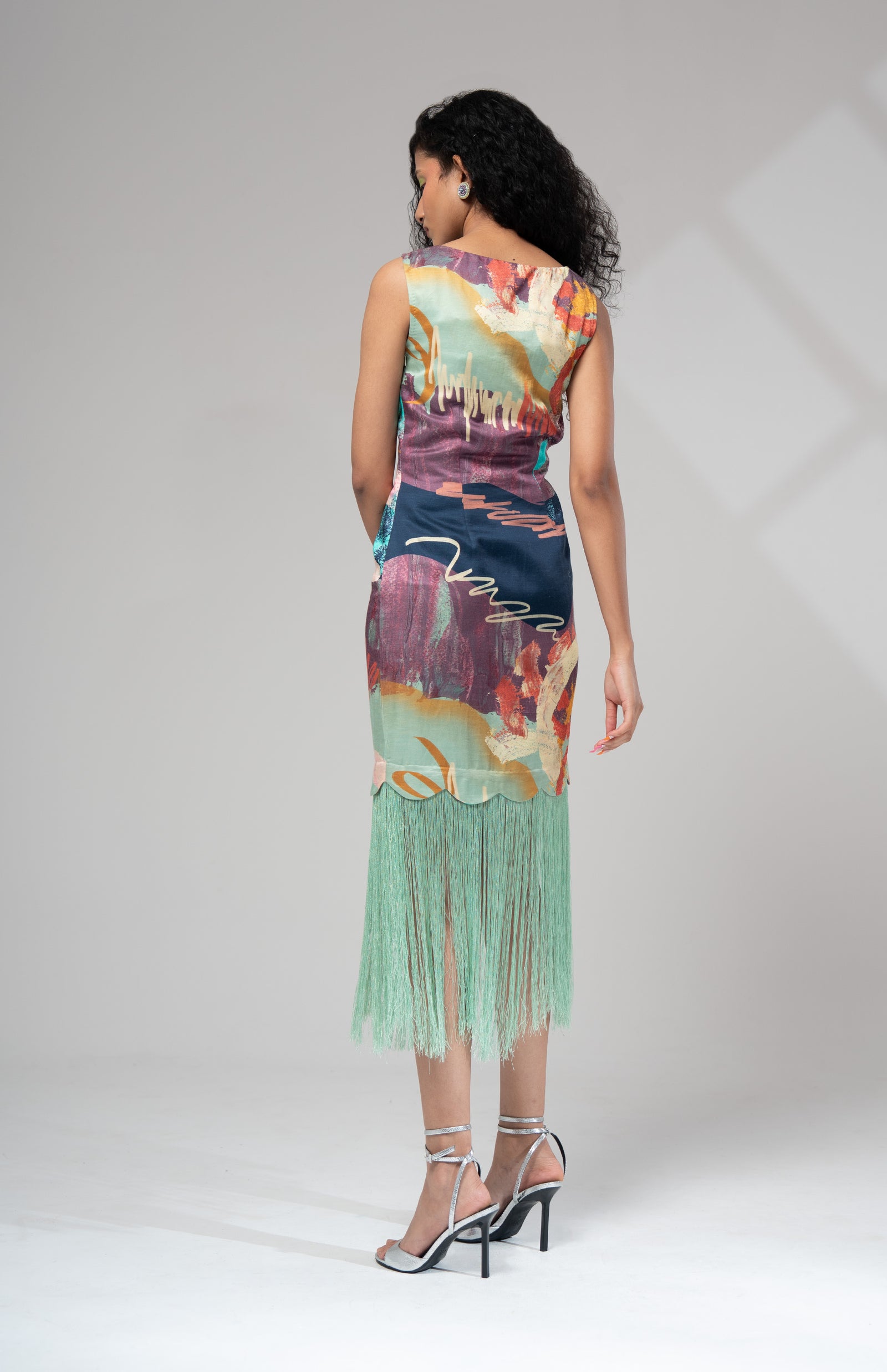 Riva Fringe Dress