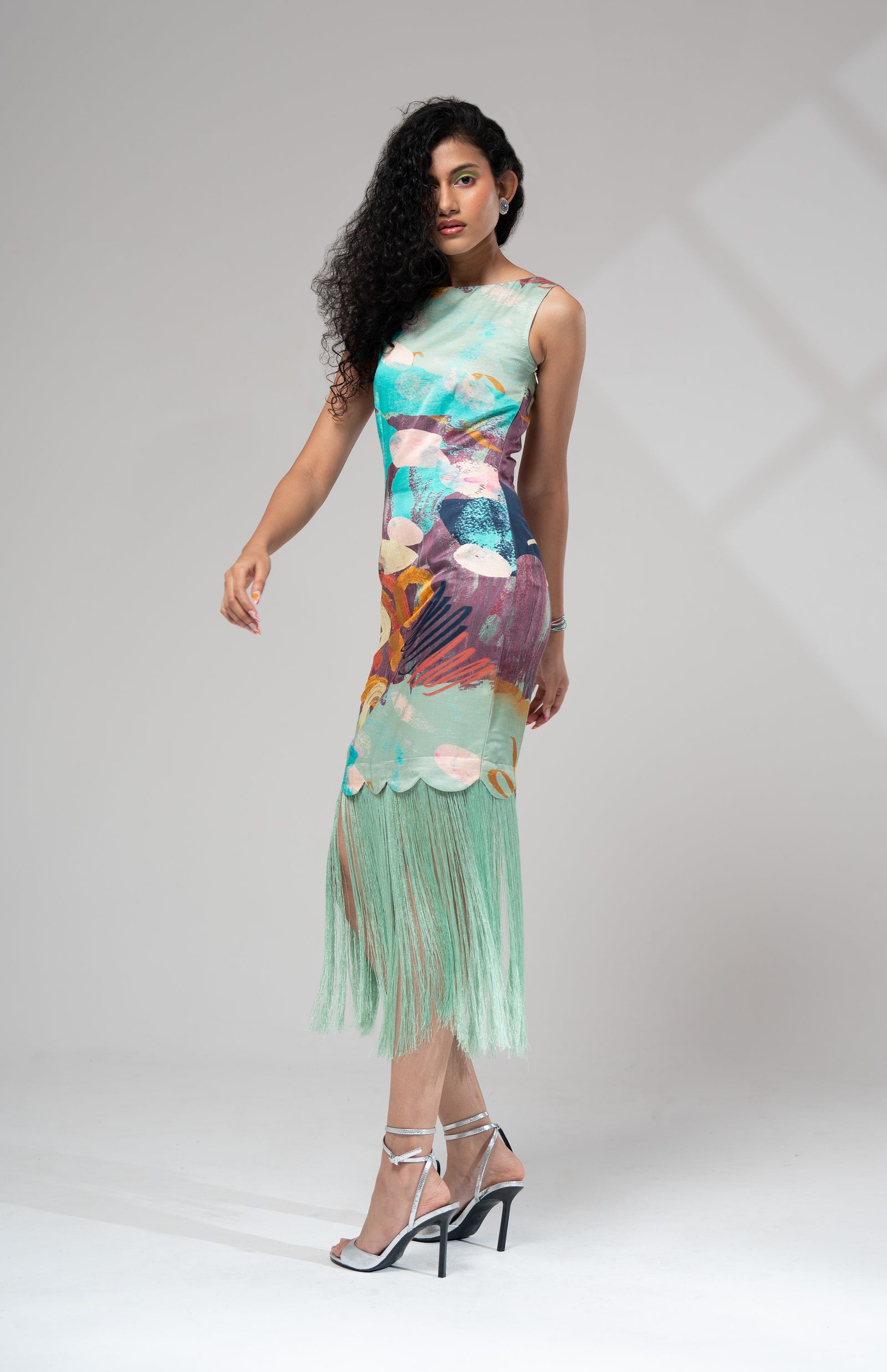 Riva Fringe Dress