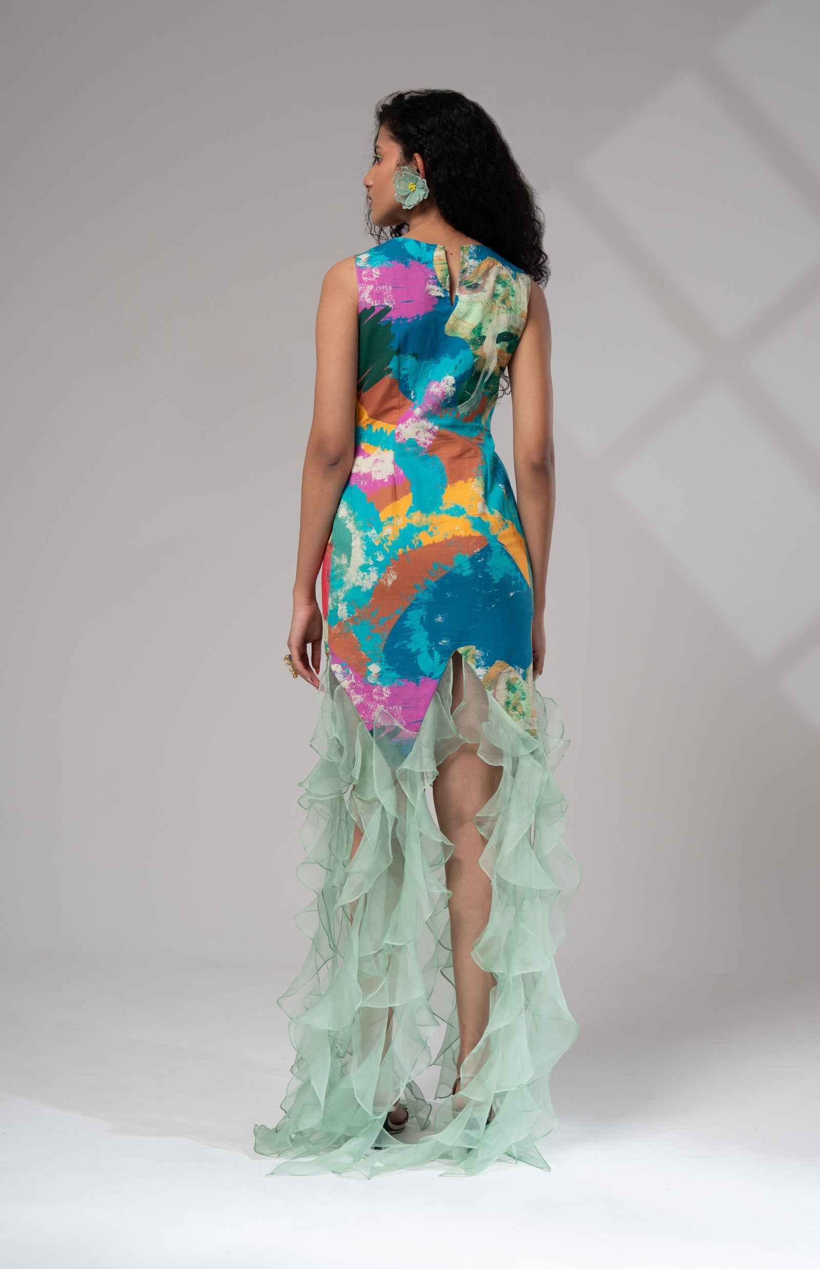 Bay Ruffled Dress