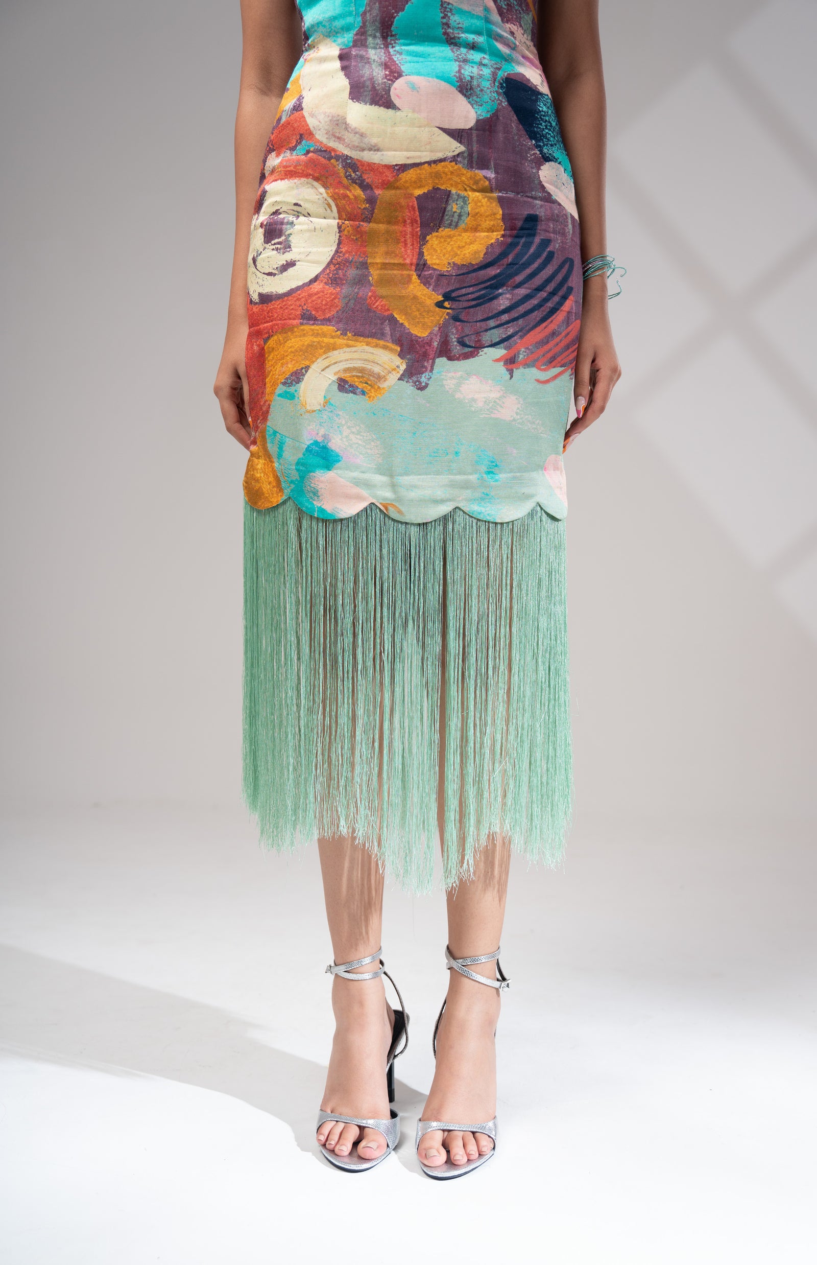 Riva Fringe Dress