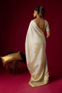 Gold Silk Tissue Saree Set