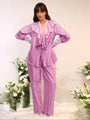 Frill Tie Up Coord Set