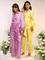 Frill Tie Up Coord Set