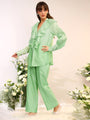 Frill Tie Up Coord Set