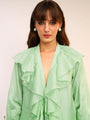 Frill Tie Up Coord Set