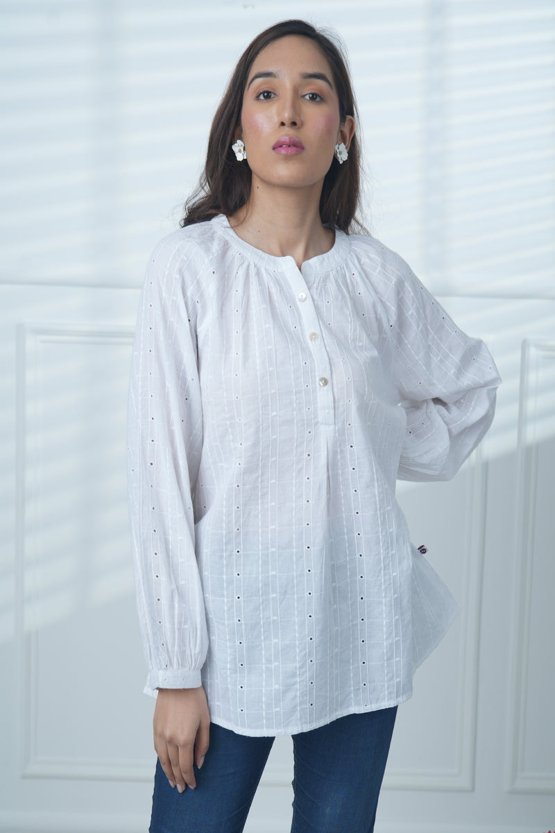 Simple Summer Vibes In Our Cotton Tops With Embroidery