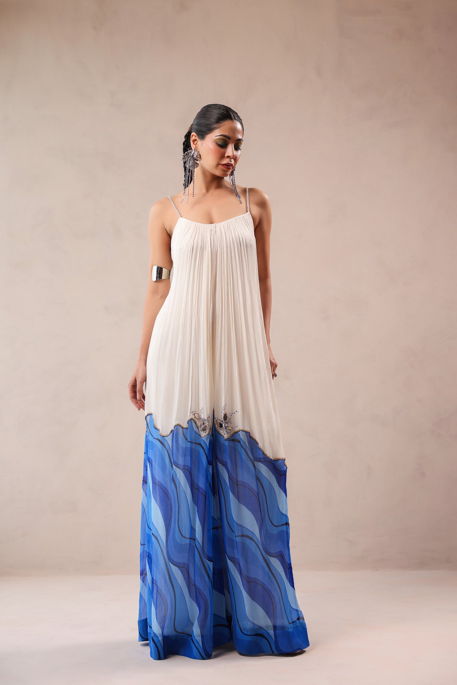 The L.A Bling Mirror ruched jumpsuit