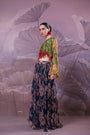 The gulaab pan                      skirt top set