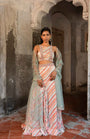 A Hand Embroidered Lehenga Set Paired With Blouse And Duptta