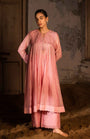 A Baby Pink Kurta Set With Pants
