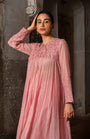 A Baby Pink Kurta Set With Pants