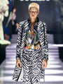 Regis Animal Printed Trenchcoat