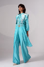 Lana - Crop Jacket Long Shirt Flared Pants