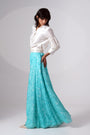 Melanie - Shirt Gathered Belt Divided Skirt
