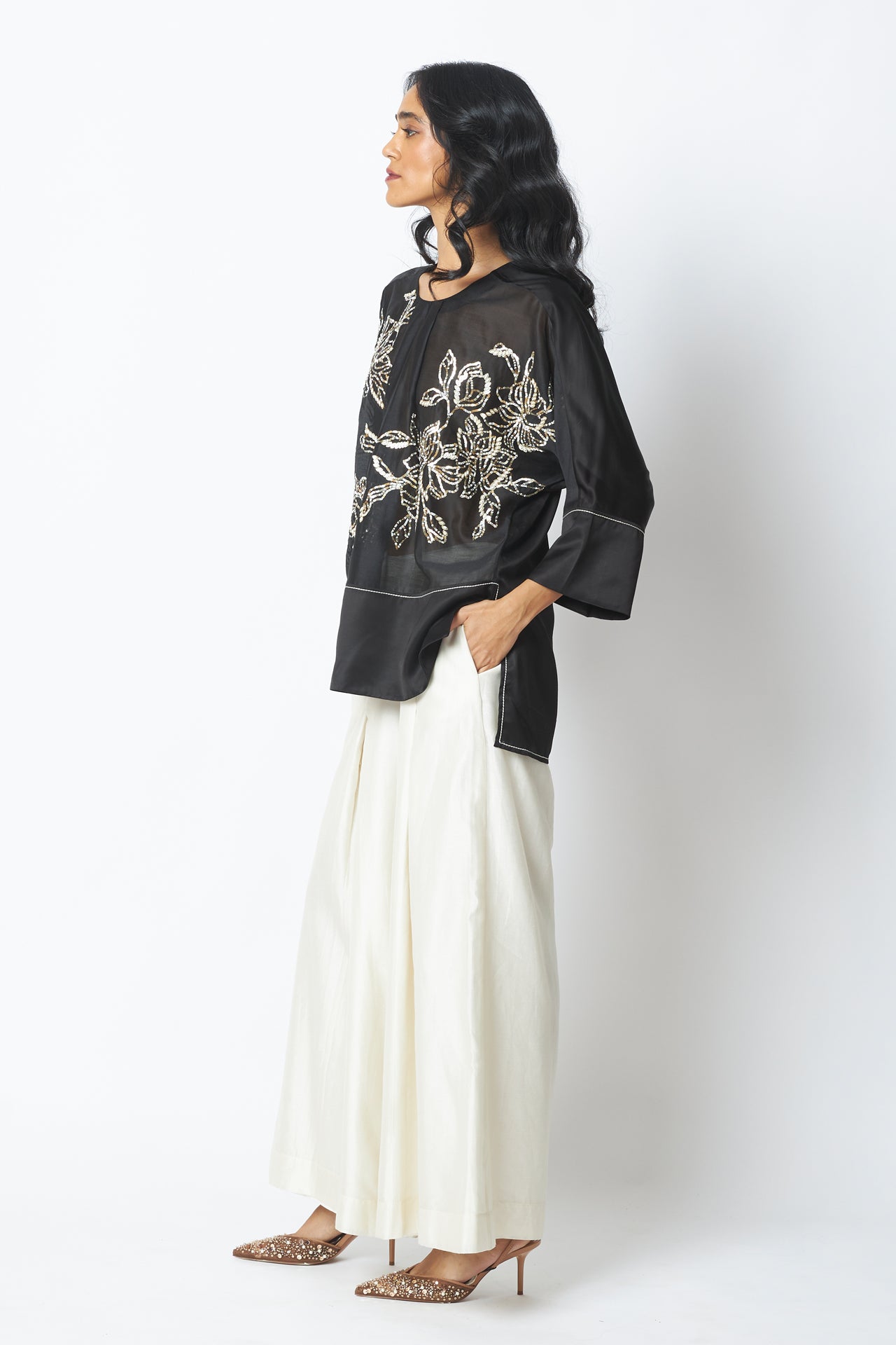 Munmun - Starlit Sheer Top + Pants