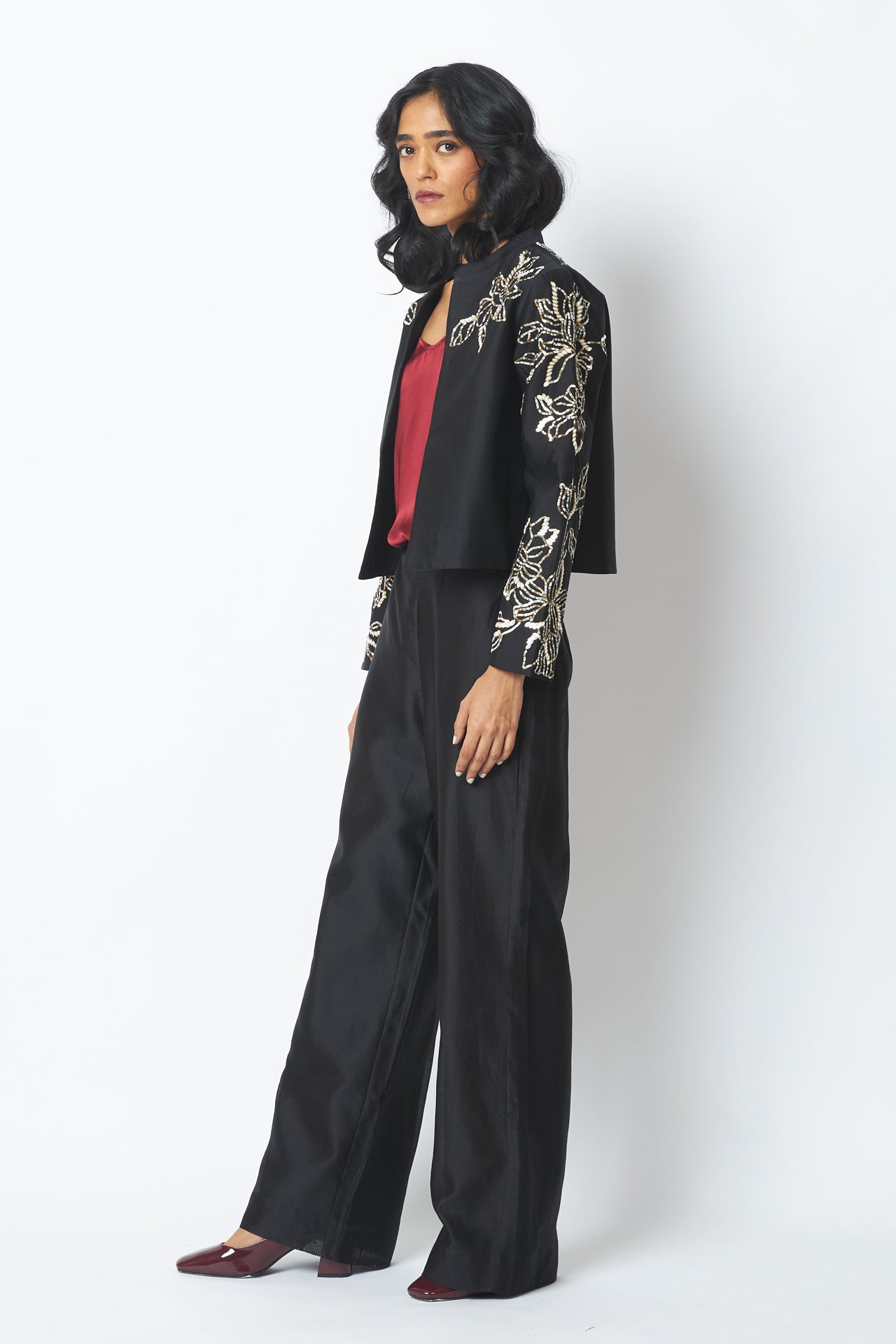 Teresa - Sequin Short Jacket & Pant Set