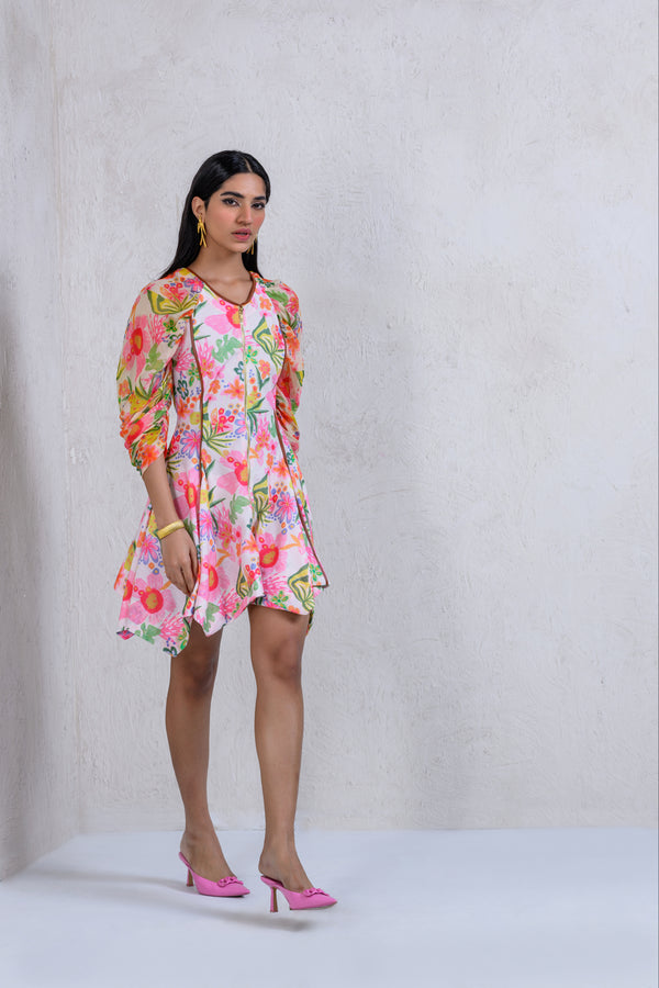 Galentines Godet Dress