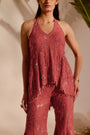 Viella Peplum Set