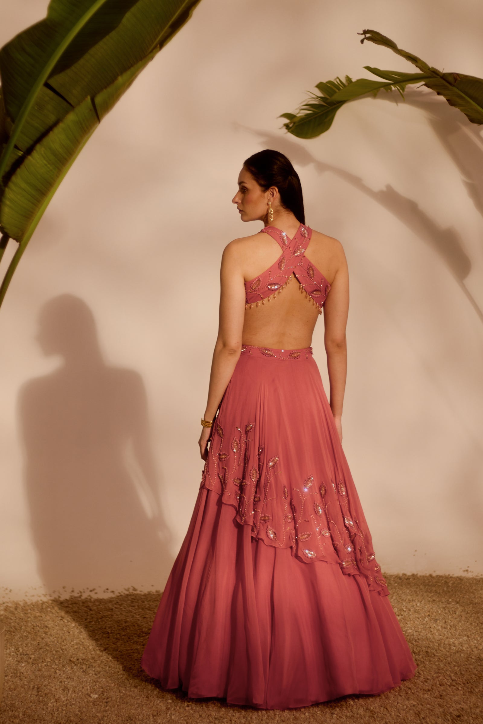 Nia Drape Lehenga Set