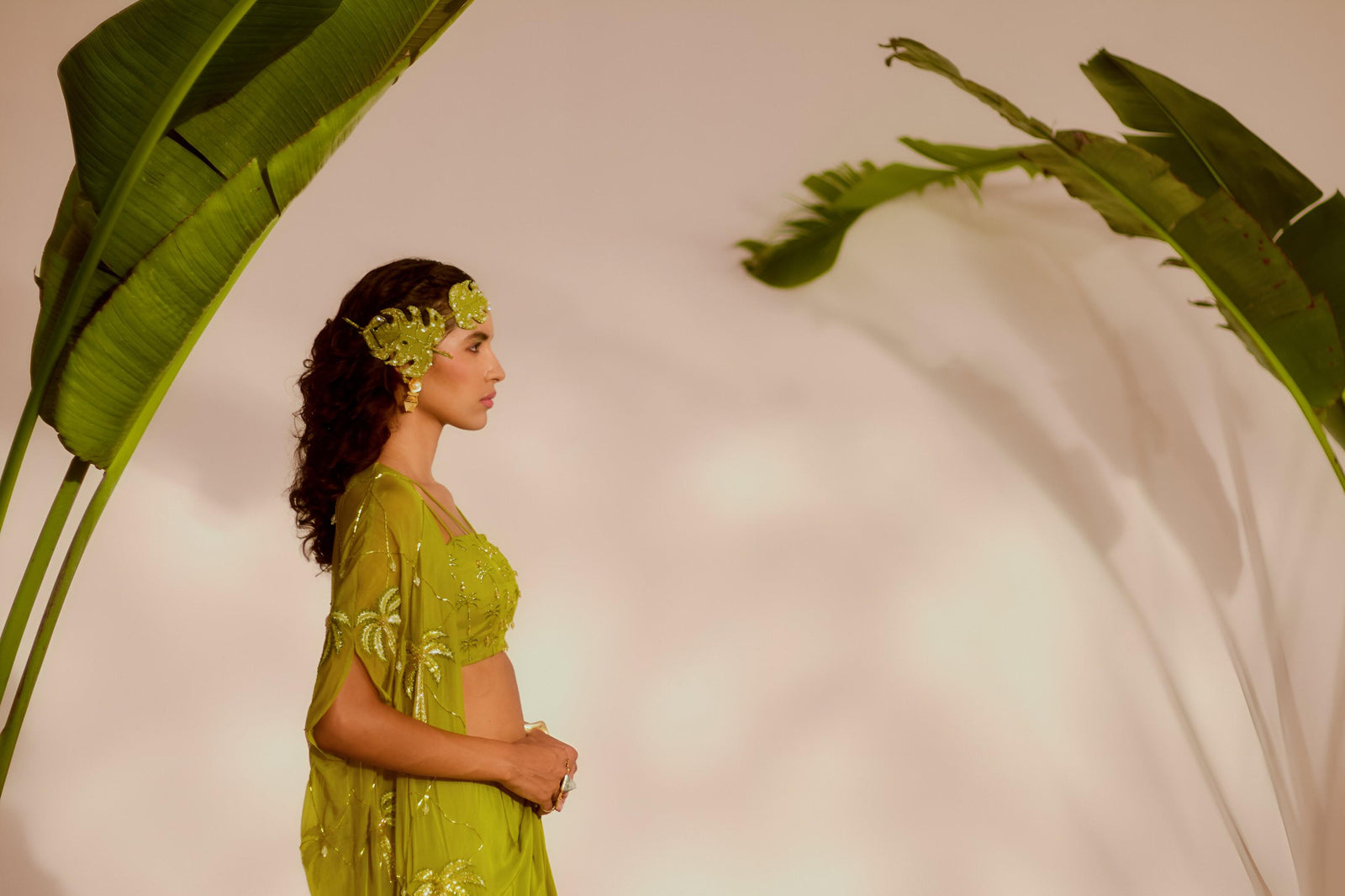 Areca Cape And Drape Skirt Set