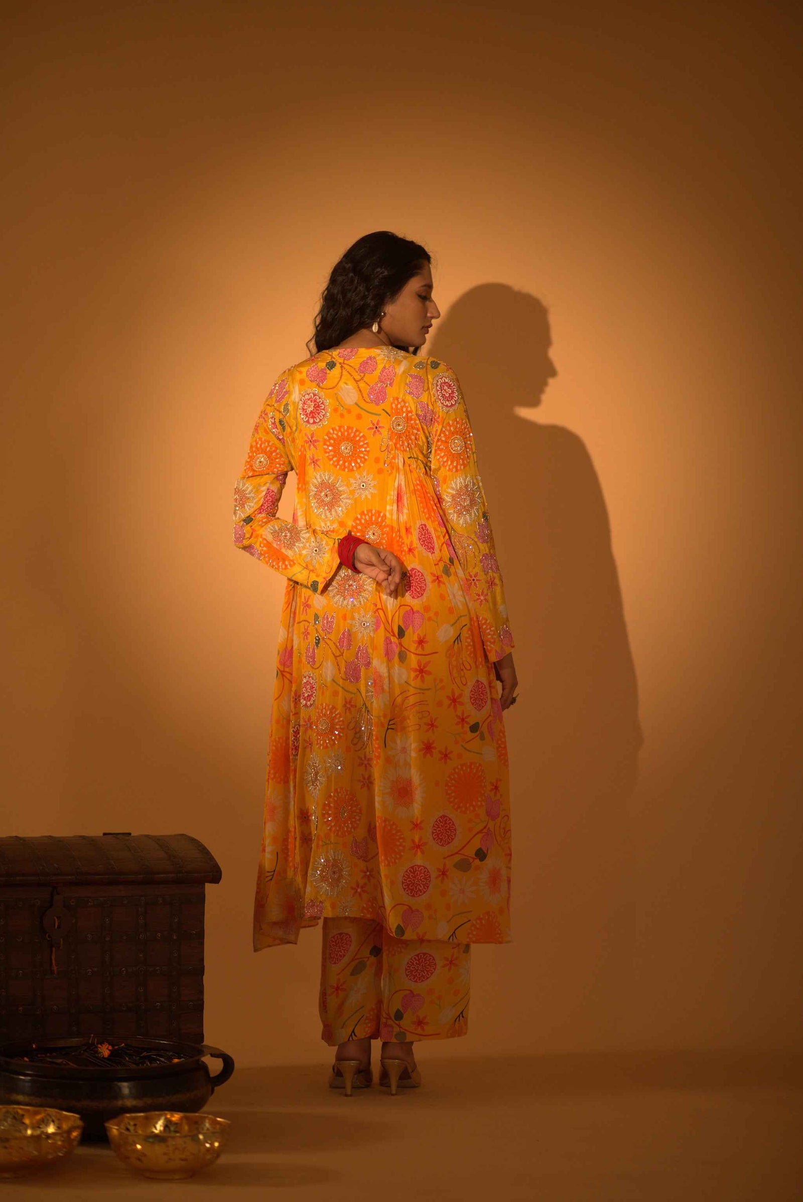 A Kurta Set Paired With Pants