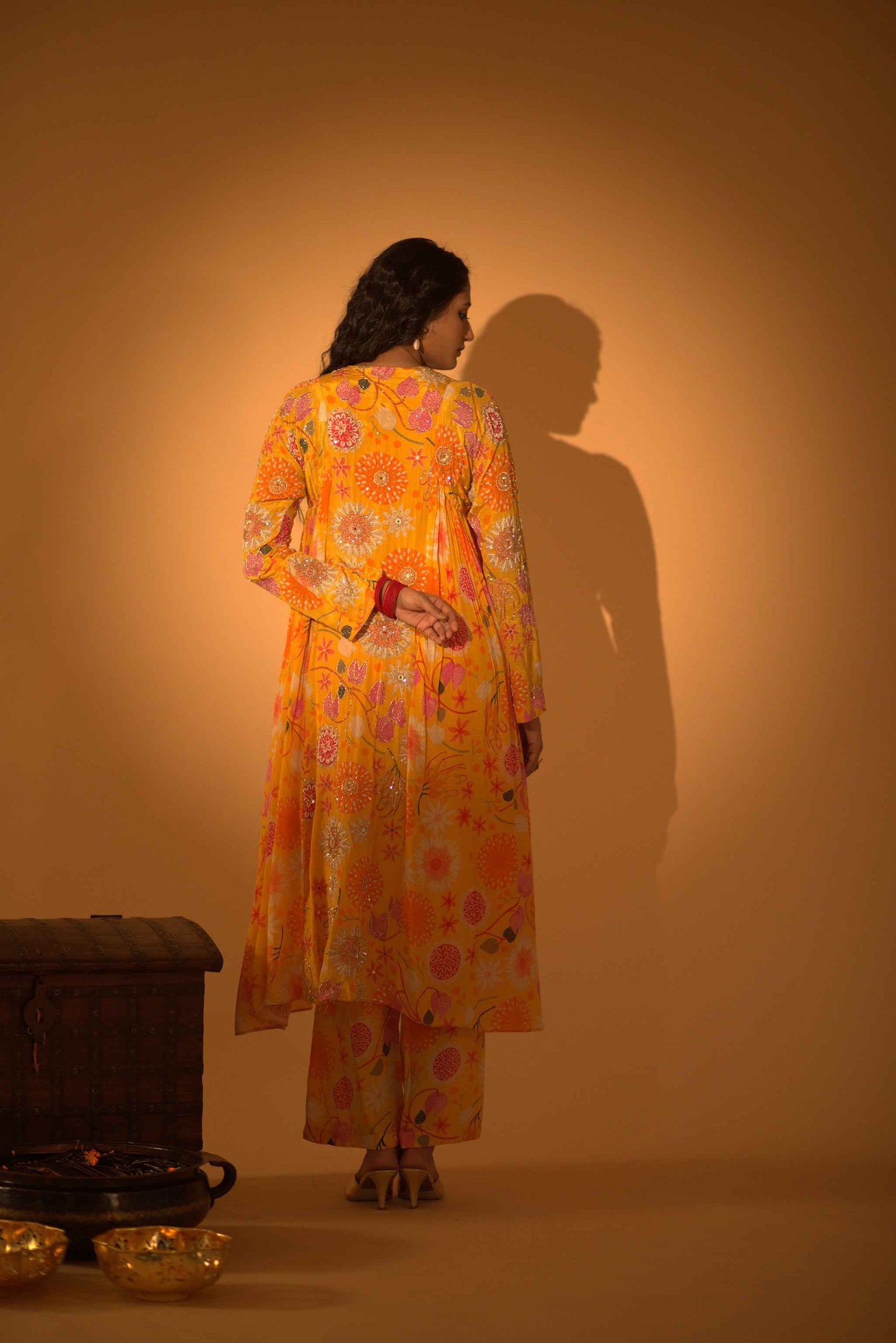 A Kurta Set Paired With Pants