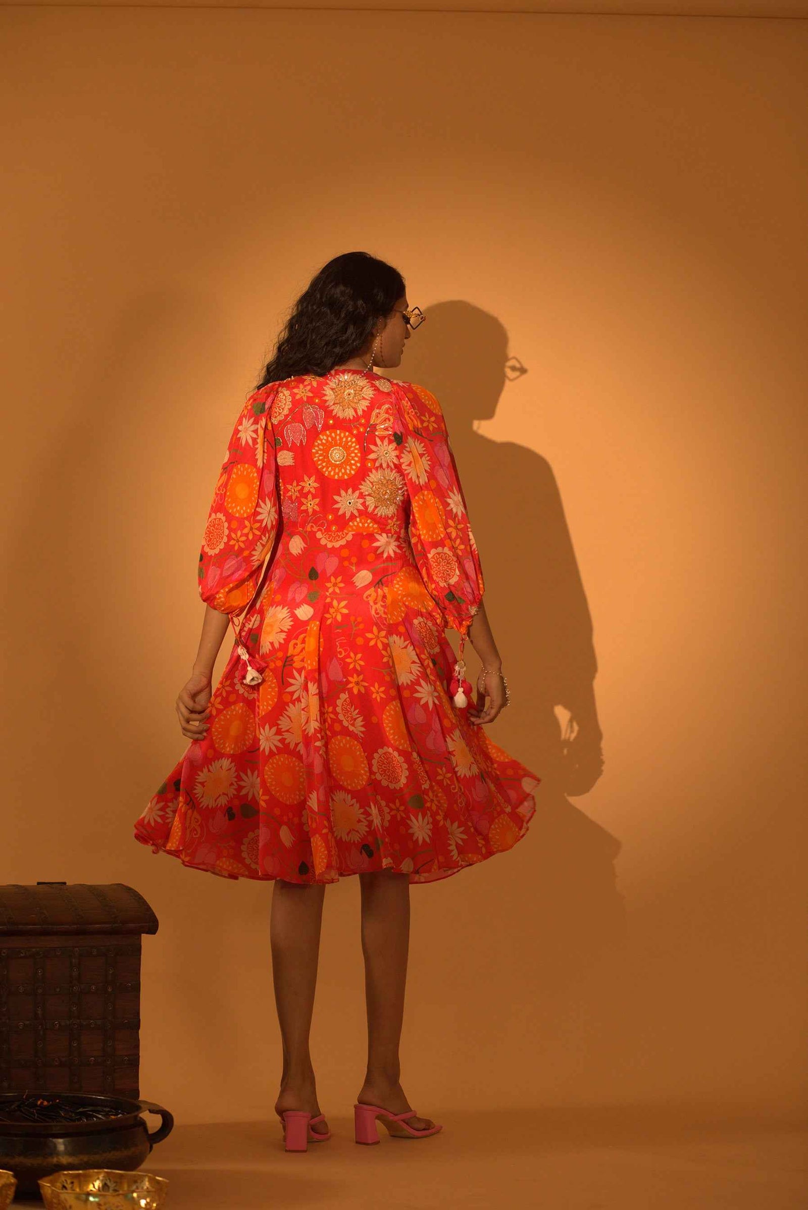 A Hand Embroidered One Piece Dress