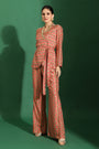 Geometric printed pant suit