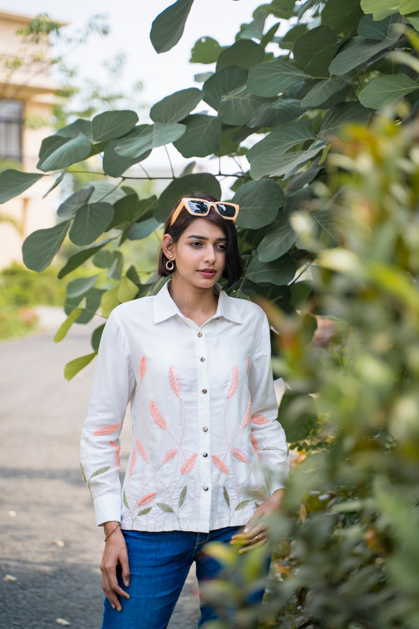 Spring White Shirt