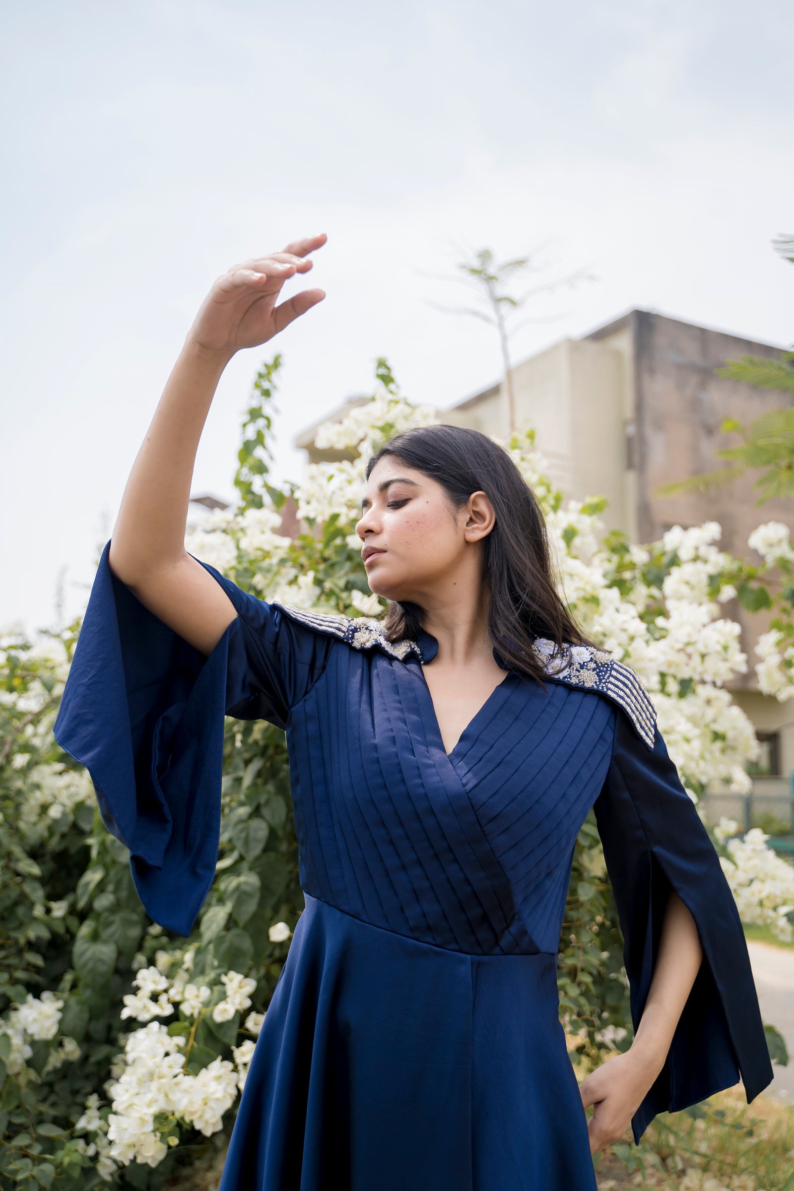 Sapphire Blue Dress - AJILIYAA Sapphire Blue Dress - AJILIYAA