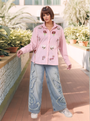 Soft Pink Drop-Shoulder Shirt