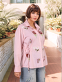 Soft Pink Drop-Shoulder Shirt