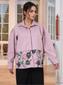Mauve Pink Drop-Shoulder Shirt