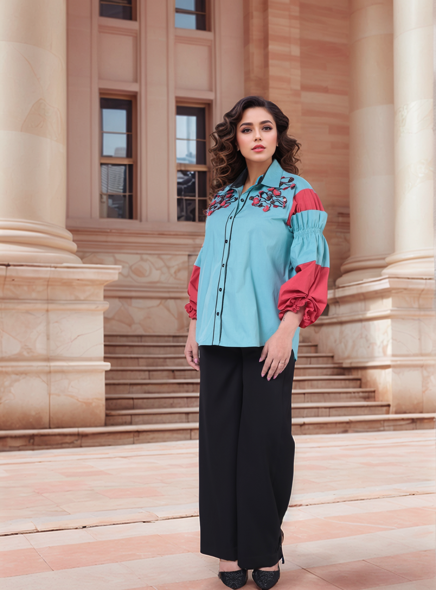 Turquoise Co-Ord Set