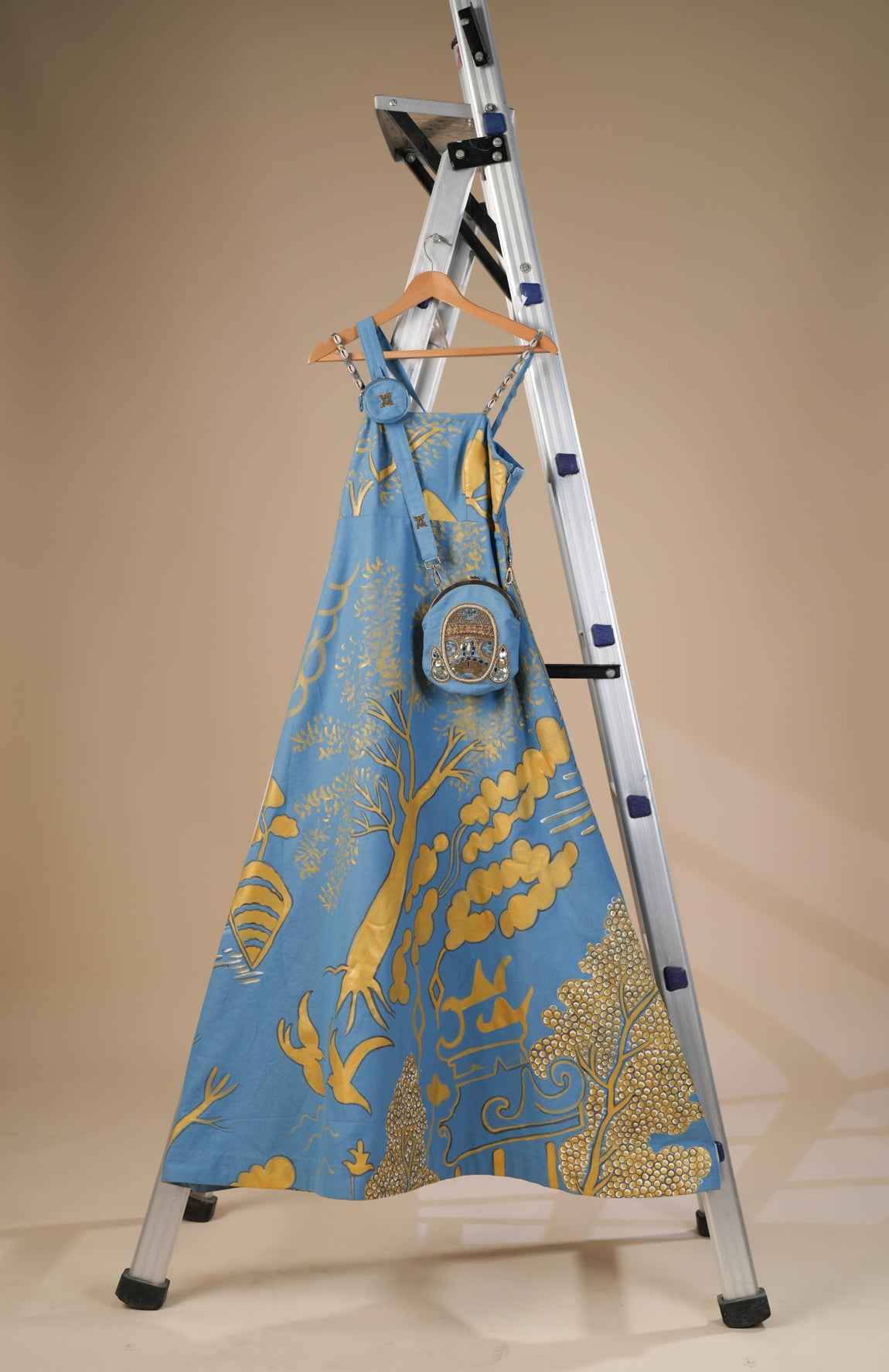 Hand Painted Long Dress