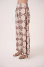 Mendaka Digital Print Kurta Set Beige & Brown