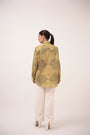 Mendaka Digital Print Cotton Shirt Green & Yellow
