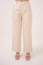 Denim Straight Pants Off White