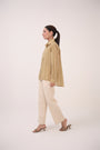 Denim Straight Pants Off White
