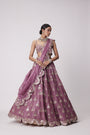 Mud  Mauve Sequin Embroidered Lehenga Set