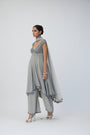 Crystal Grey Kurta Set