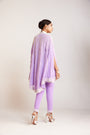 Lilac Asymmetrical Cape Set