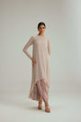 Ash Pink Pearl Drop Kurta set
