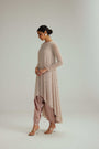 Ash Pink Pearl Drop Kurta set