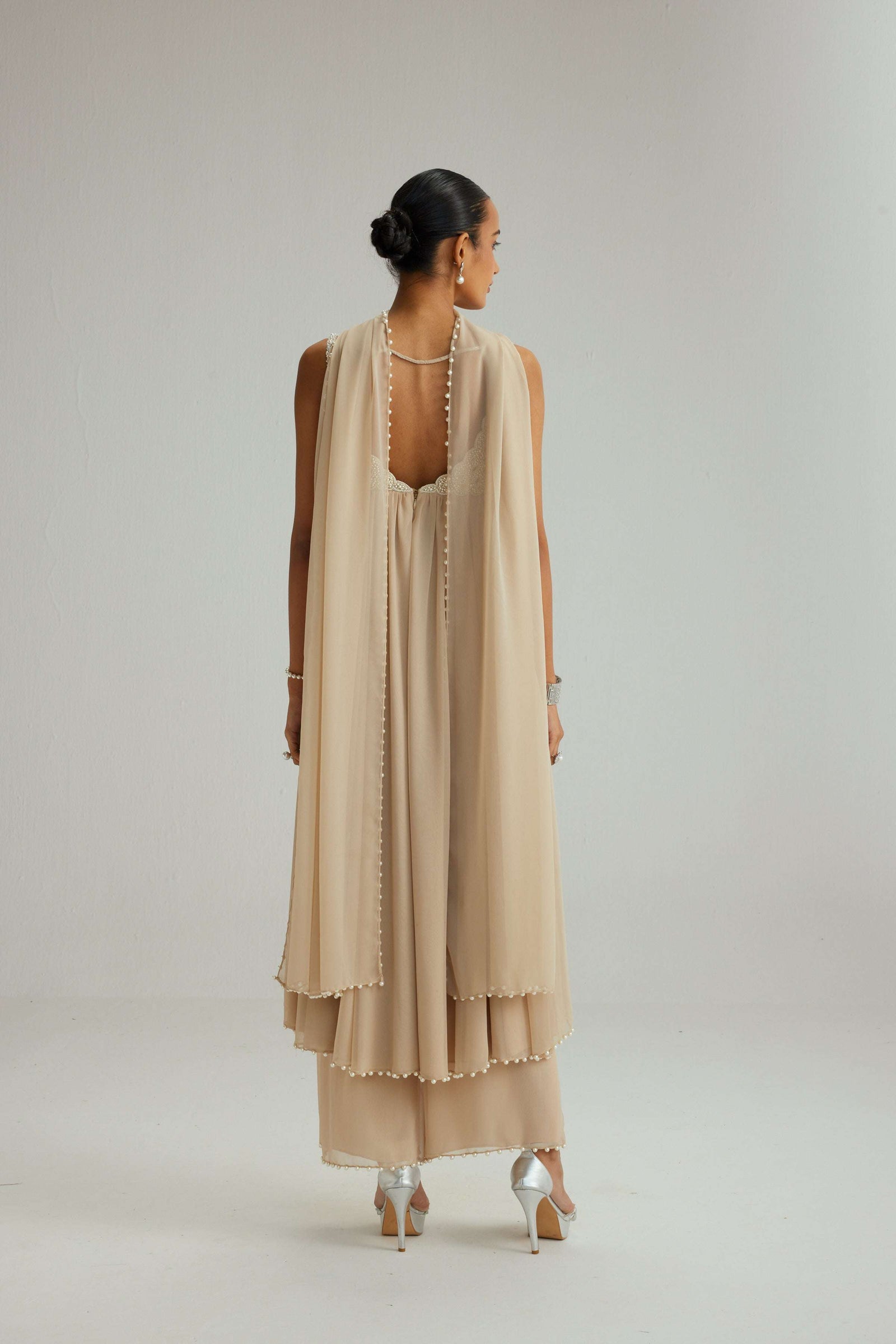 Light Beige Kurta Set