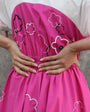 Ditsy Cup Zip Dress